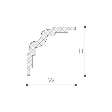 Listwa przysufitowa NMC WT25