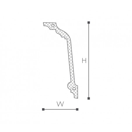 Listwa przysufitowa Z11